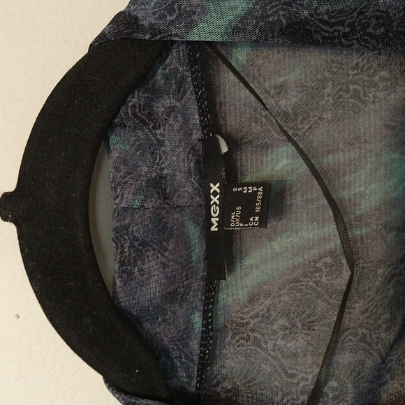 Blue Sheer Mexx top - Picture 3 of 3